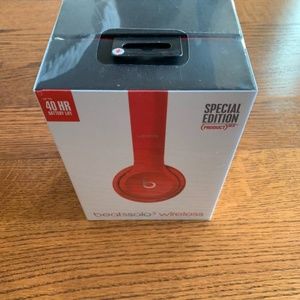 brand new RED BEATS SOLO 3 headphones